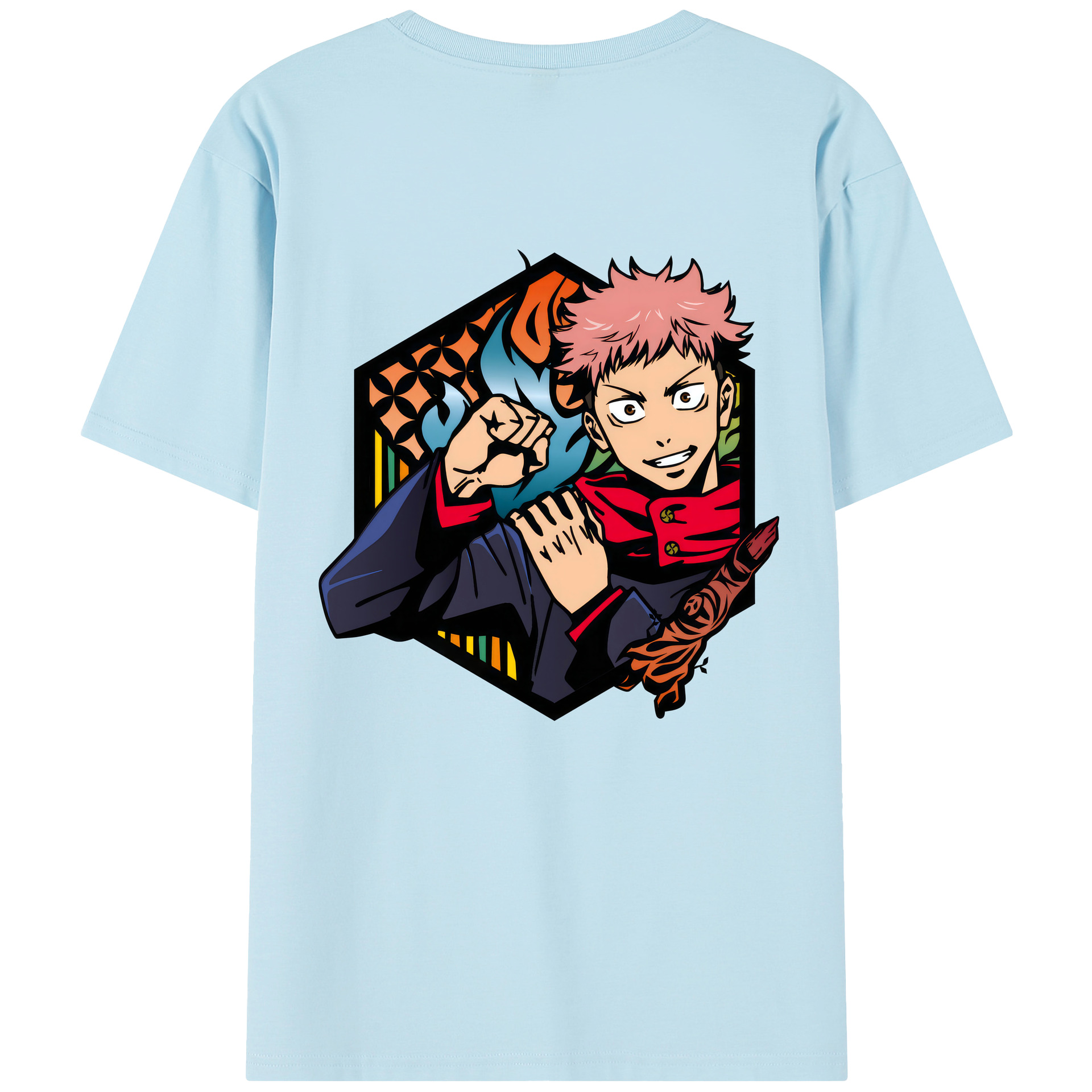 （画像用） 呪術廻戦 Jujutsu Kaisen 綿100％半袖Tシャツ（背面プリント）